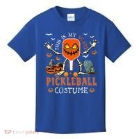 This Is My Scary Pickleball Costume Halloween Skeleton Lover Kids T-Shirt thumb 0