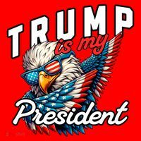 Trump Is My President Santa Hat thumb 1