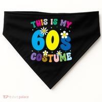 This Is My 60s Costume USA-Made Doggie Bandana thumb 0
