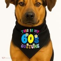 This Is My 60s Costume USA-Made Doggie Bandana thumb 1