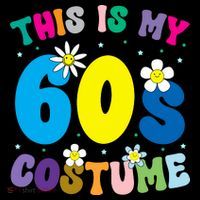 This Is My 60s Costume Button thumb 1