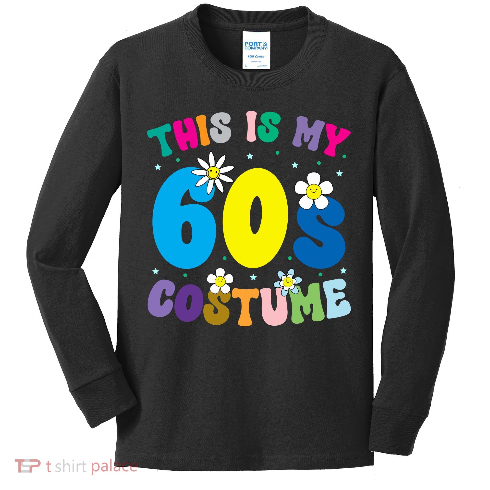 This Is My 60s Costume Kids Long Sleeve Shirt