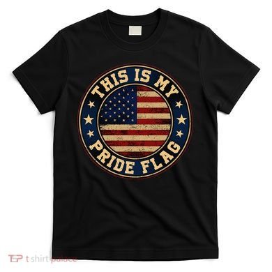 This Is My Pride Flag American Flag T-Shirt