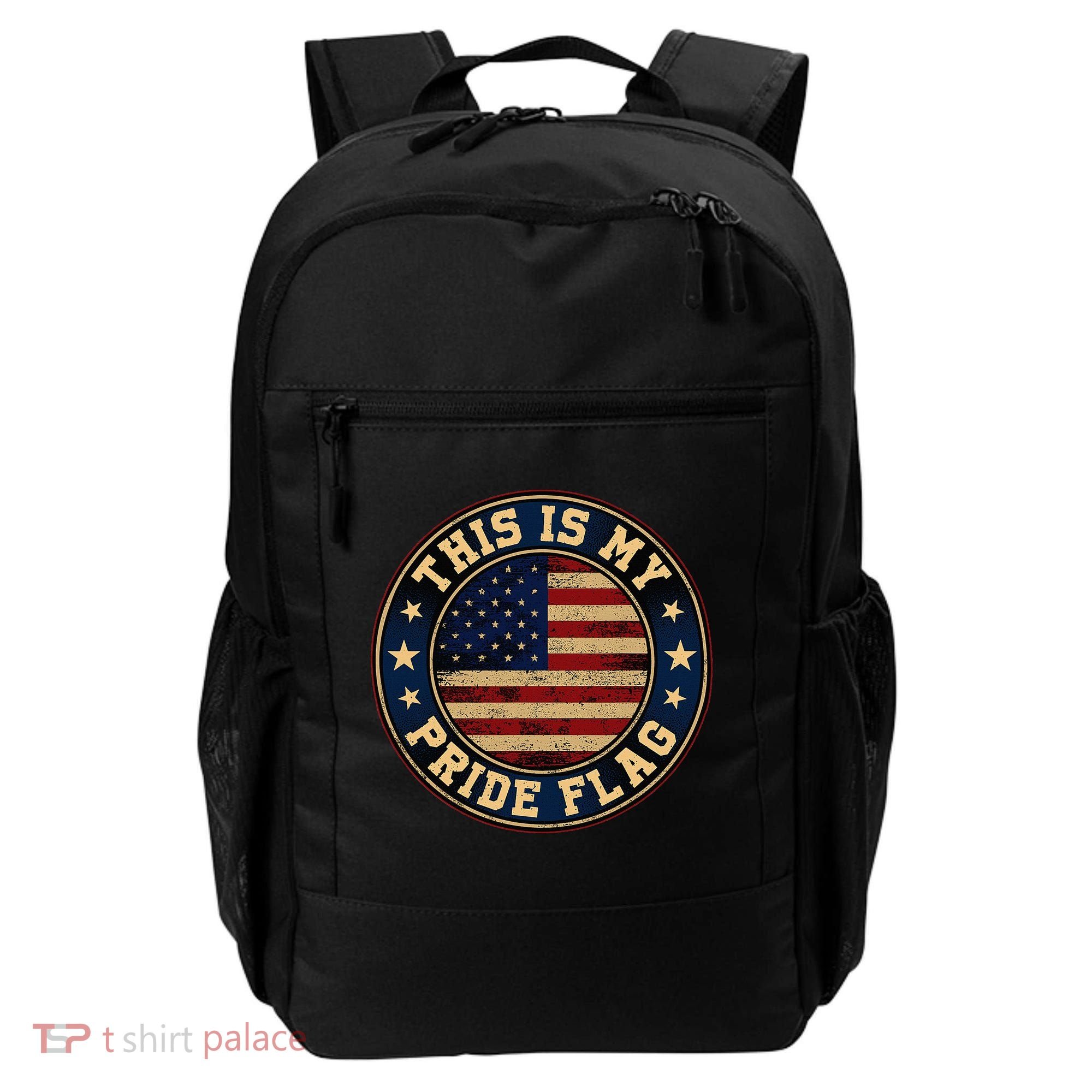 This Is My Pride Flag American Flag Backpack