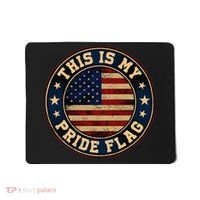 This Is My Pride Flag American Flag Mousepad thumb 0