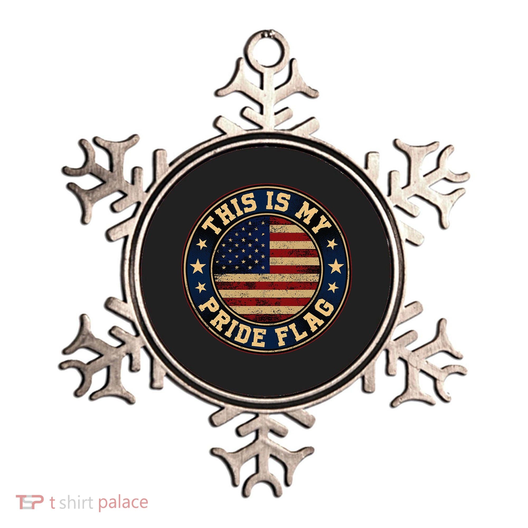 This Is My Pride Flag American Flag Ornament