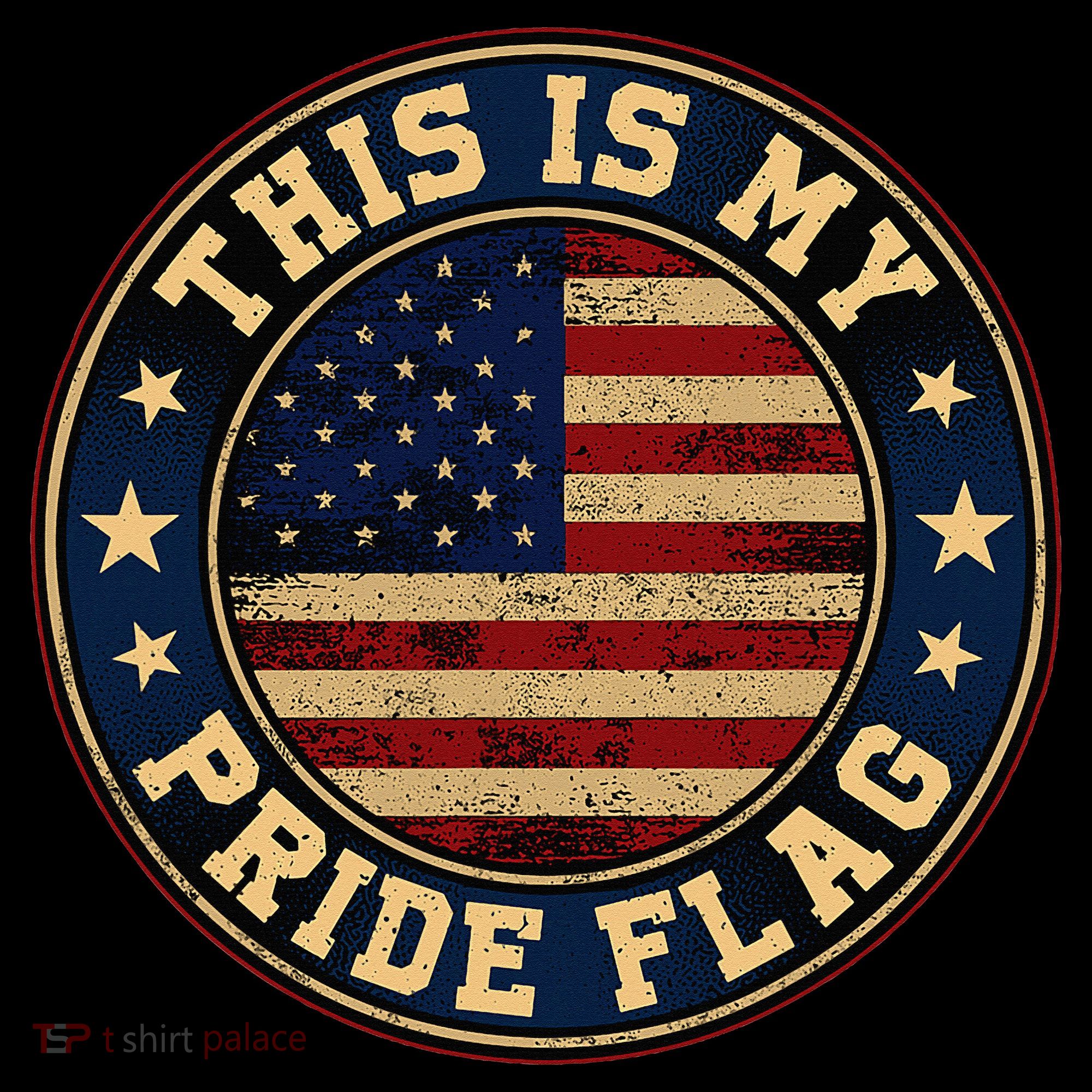 This Is My Pride Flag American Flag Women's Tank Top