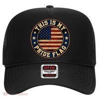 This Is My Pride Flag American Flag Hat thumb 0
