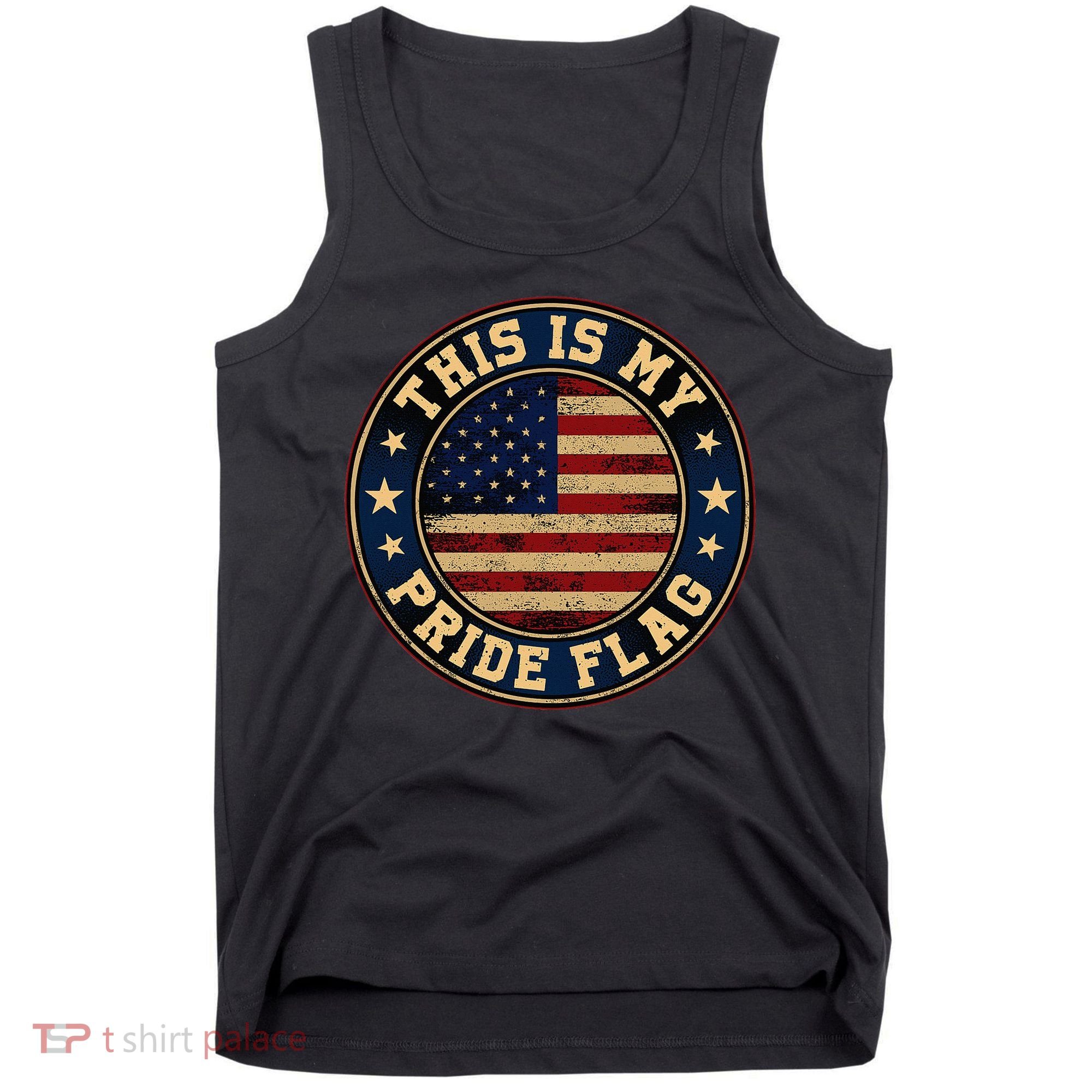 This Is My Pride Flag American Flag Tank Top