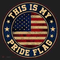 This Is My Pride Flag American Flag Golf Towel thumb 3