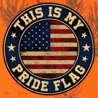 This Is My Pride Flag American Flag Kati Licensed 12" Camo Cuffed Beanie thumb 2