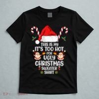 This Is My ItS Too Hot For Ugly Christmas Sweater T-Shirt thumb 5