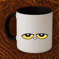 This Is My Book Character Costume Blue Cat Reading Day Coffee Mug thumb 2