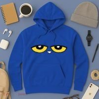 This Is My Book Character Costume Blue Cat Reading Day Hoodie thumb 3