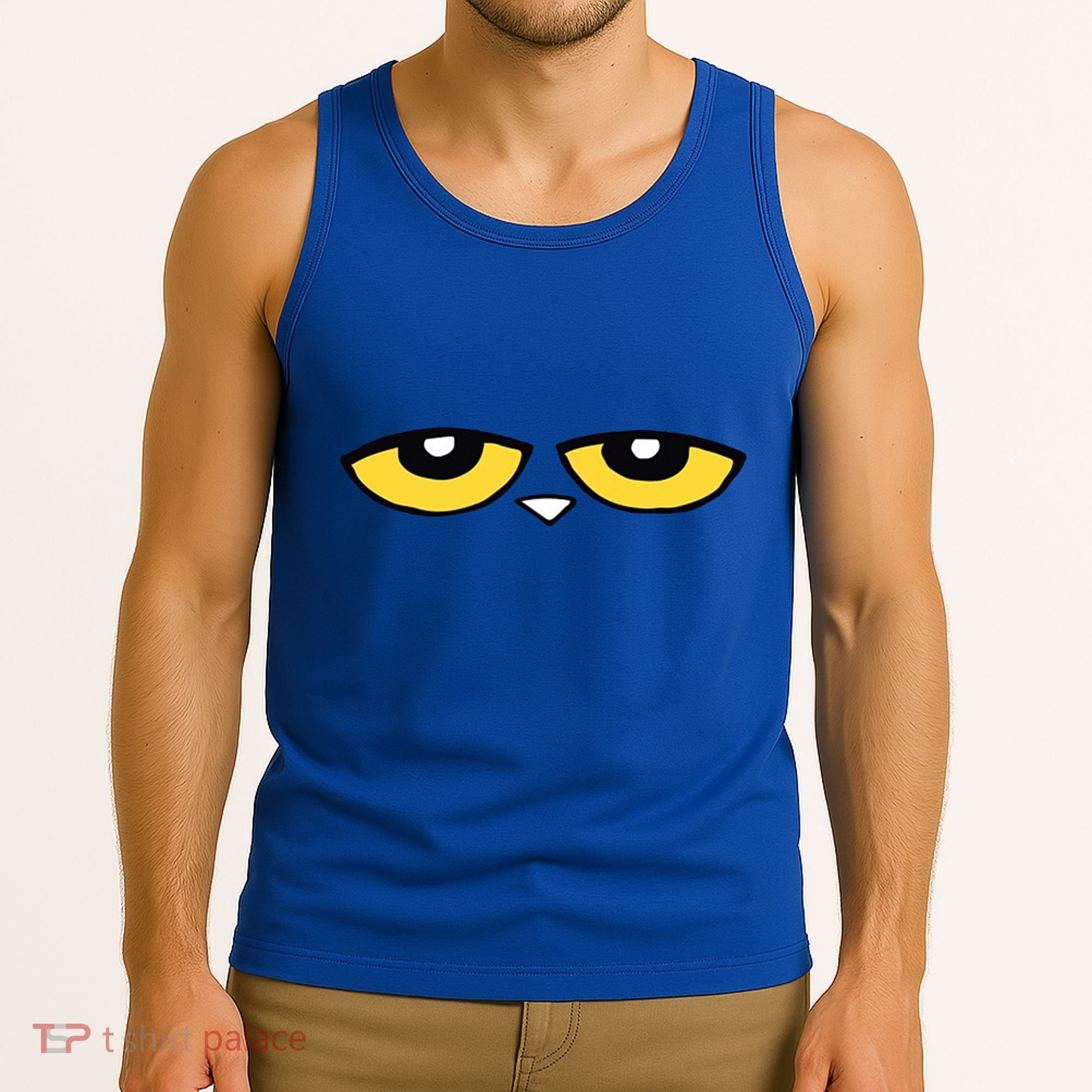 This Is My Book Character Costume Blue Cat Reading Day Tank Top