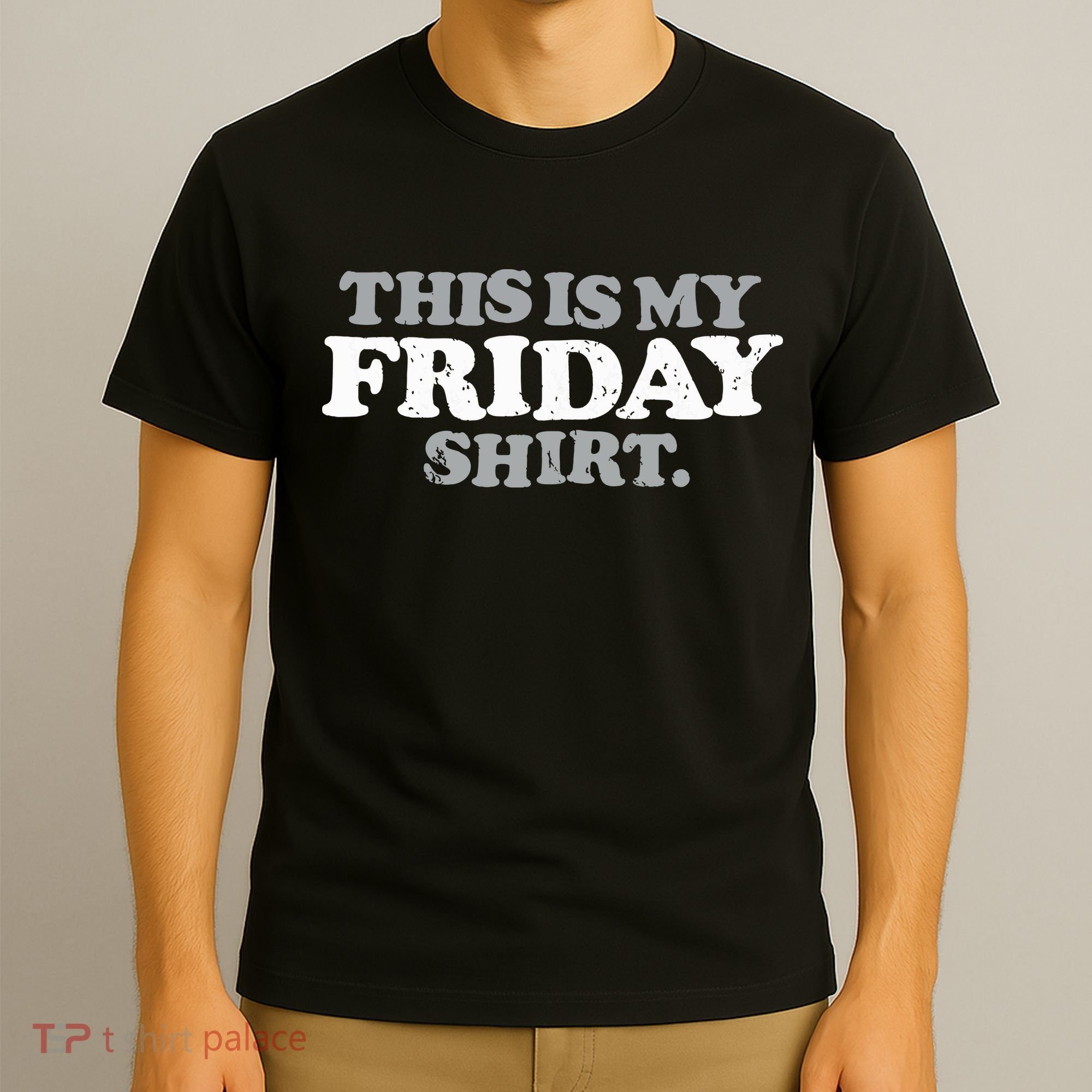 This Is My Friday Funny Vintage Retro Distressed T-Shirt