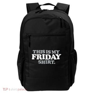 This Is My Friday Funny Vintage Retro Distressed Backpack