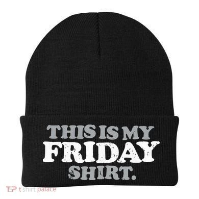 This Is My Friday Funny Vintage Retro Distressed Beanie