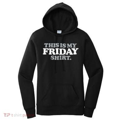 This Is My Friday Funny Vintage Retro Distressed Women's Hoodie