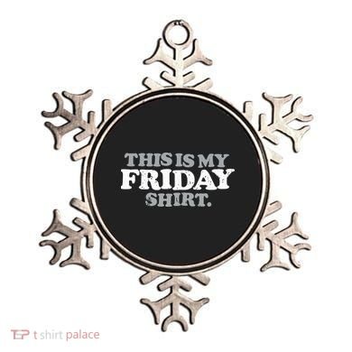 This Is My Friday Funny Vintage Retro Distressed Ornament