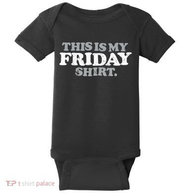 This Is My Friday Funny Vintage Retro Distressed Baby Bodysuit