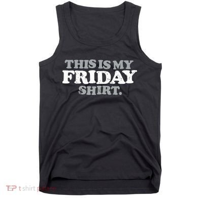 This Is My Friday Funny Vintage Retro Distressed Tank Top