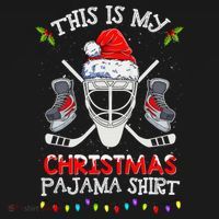 This Is My Christmas Pajama Funny Ice hockey Christmas Women's Tank Top thumb 5