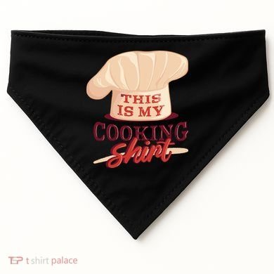 This Is My Cooking Shirt Chef USA-Made Doggie Bandana
