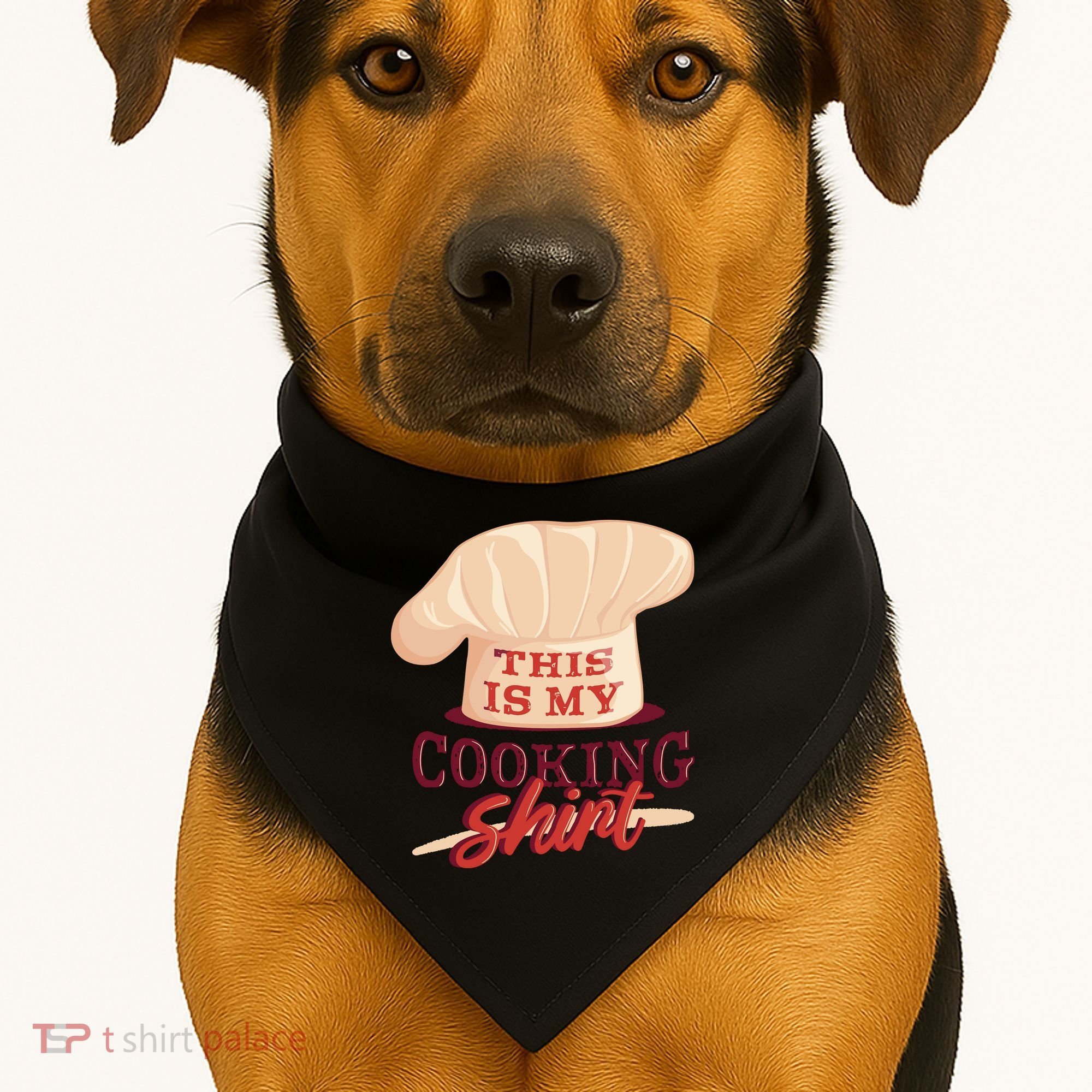 This Is My Cooking Shirt Chef USA-Made Doggie Bandana
