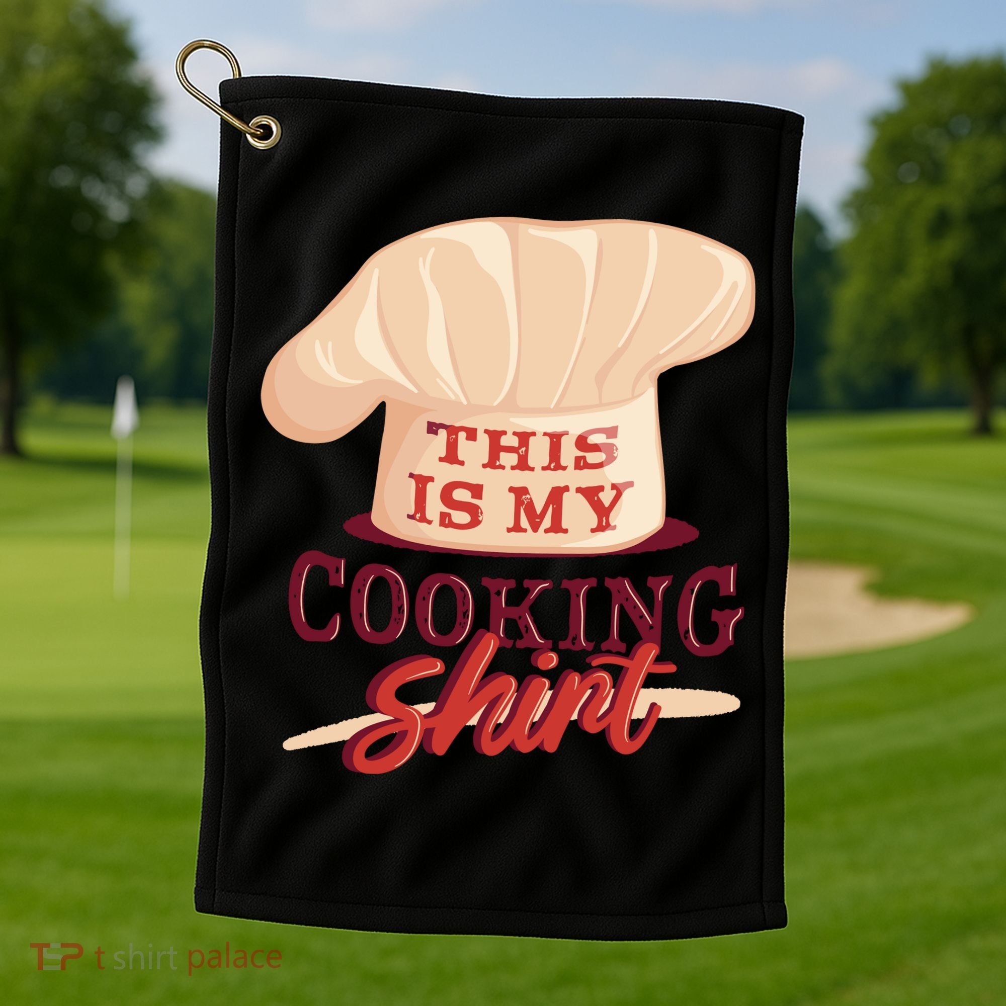 This Is My Cooking Shirt Chef Golf Towel