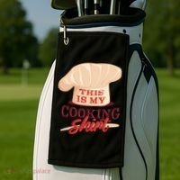 This Is My Cooking Shirt Chef Golf Towel thumb 2