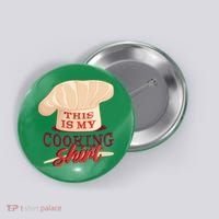 This Is My Cooking Shirt Chef Button thumb 0