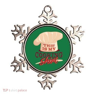 This Is My Cooking Shirt Chef Ornament