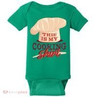 This Is My Cooking Shirt Chef Baby Bodysuit thumb 0