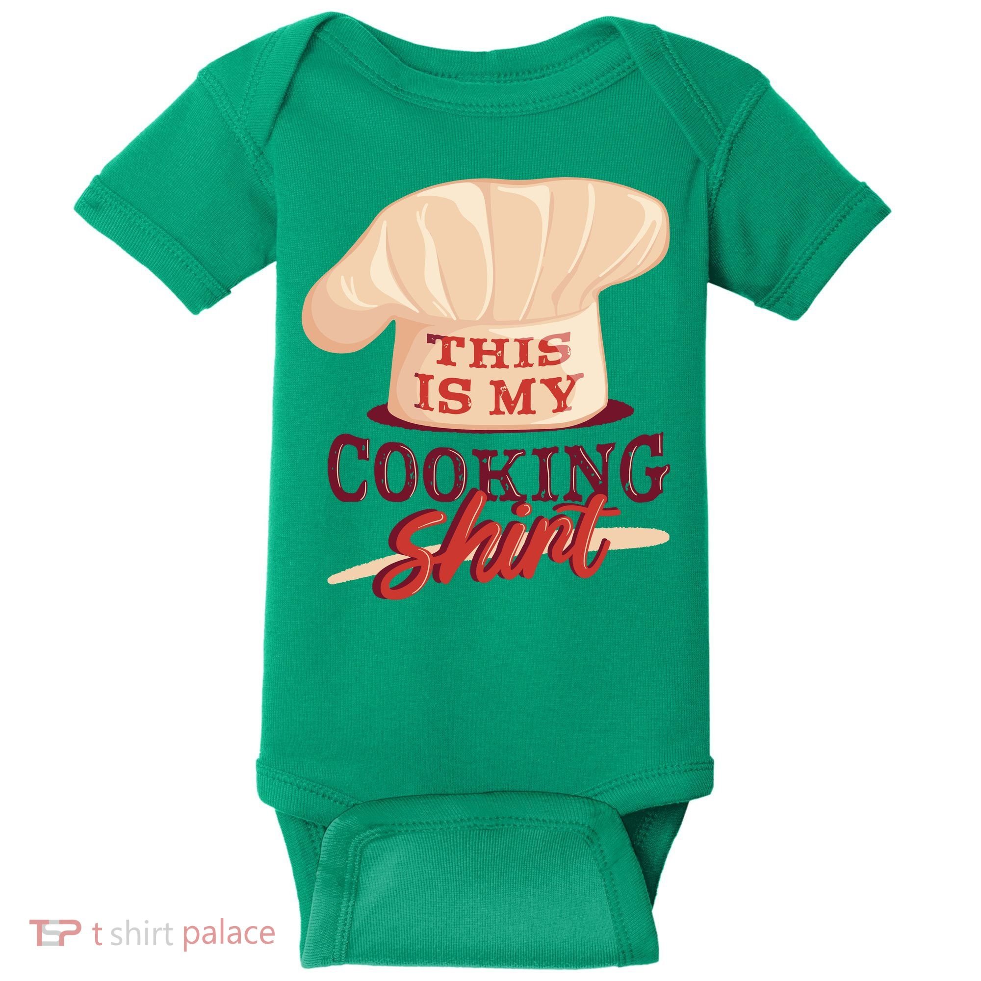 This Is My Cooking Shirt Chef Baby Bodysuit