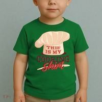 This Is My Cooking Shirt Chef Toddler T-Shirt thumb 2