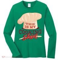 This Is My Cooking Shirt Chef Women's Long Sleeve Shirt thumb 0