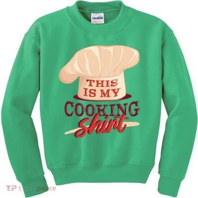 This Is My Cooking Shirt Chef Kids Sweatshirt
