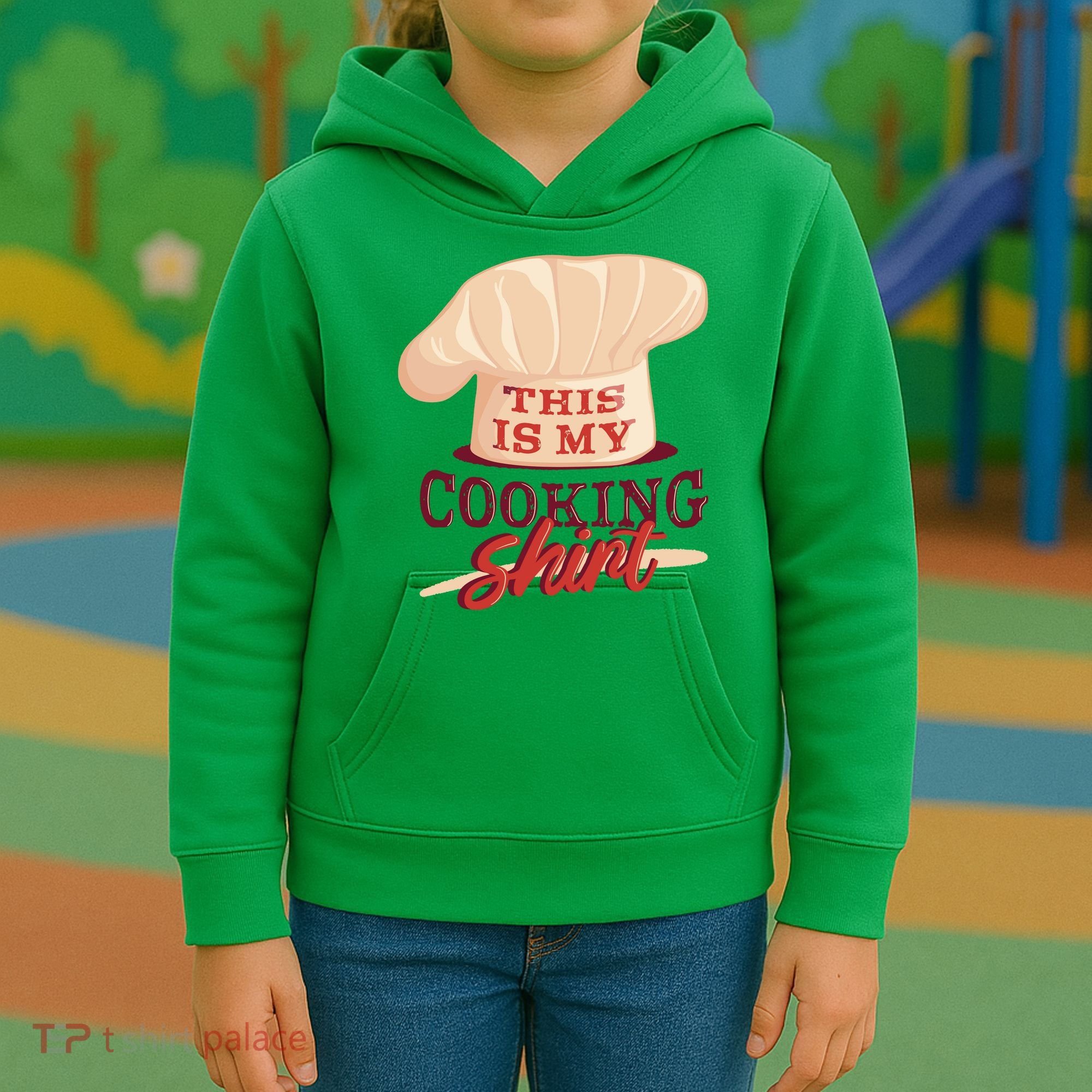 This Is My Cooking Shirt Chef Kids Hoodie