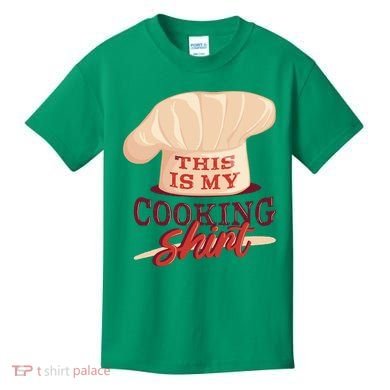 This Is My Cooking Shirt Chef Kids T-Shirt