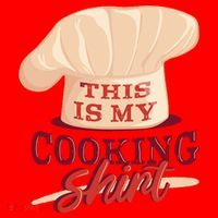This Is My Cooking Shirt Chef Santa Hat thumb 1