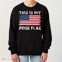 This Is My Pride Flag USA Patriotic American Women's Sweatshirt thumb 0