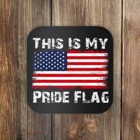 This Is My Pride Flag USA Patriotic American Coaster thumb 0