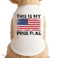 This Is My Pride Flag USA Patriotic American Doggie Tank thumb 0