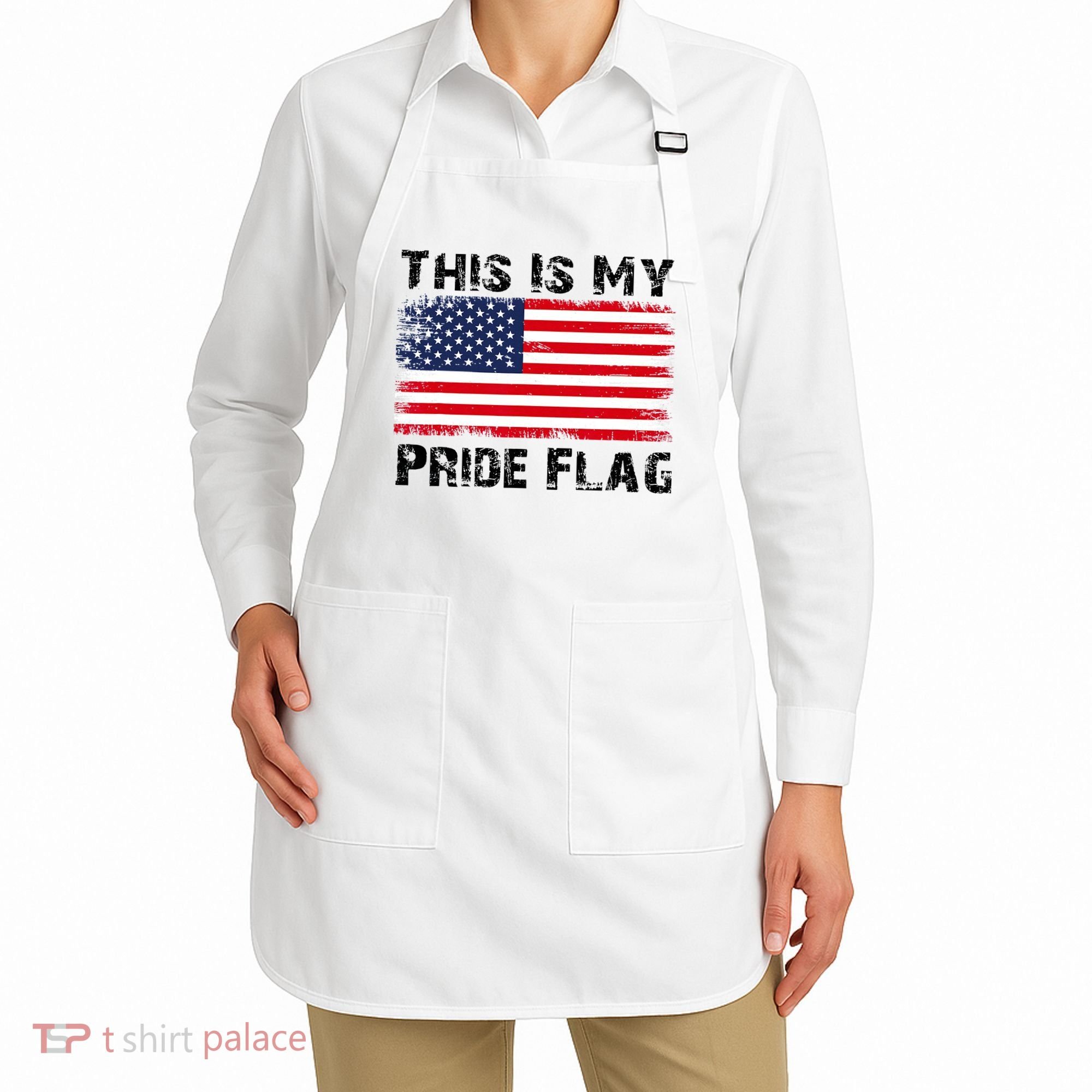 This Is My Pride Flag USA Patriotic American Apron