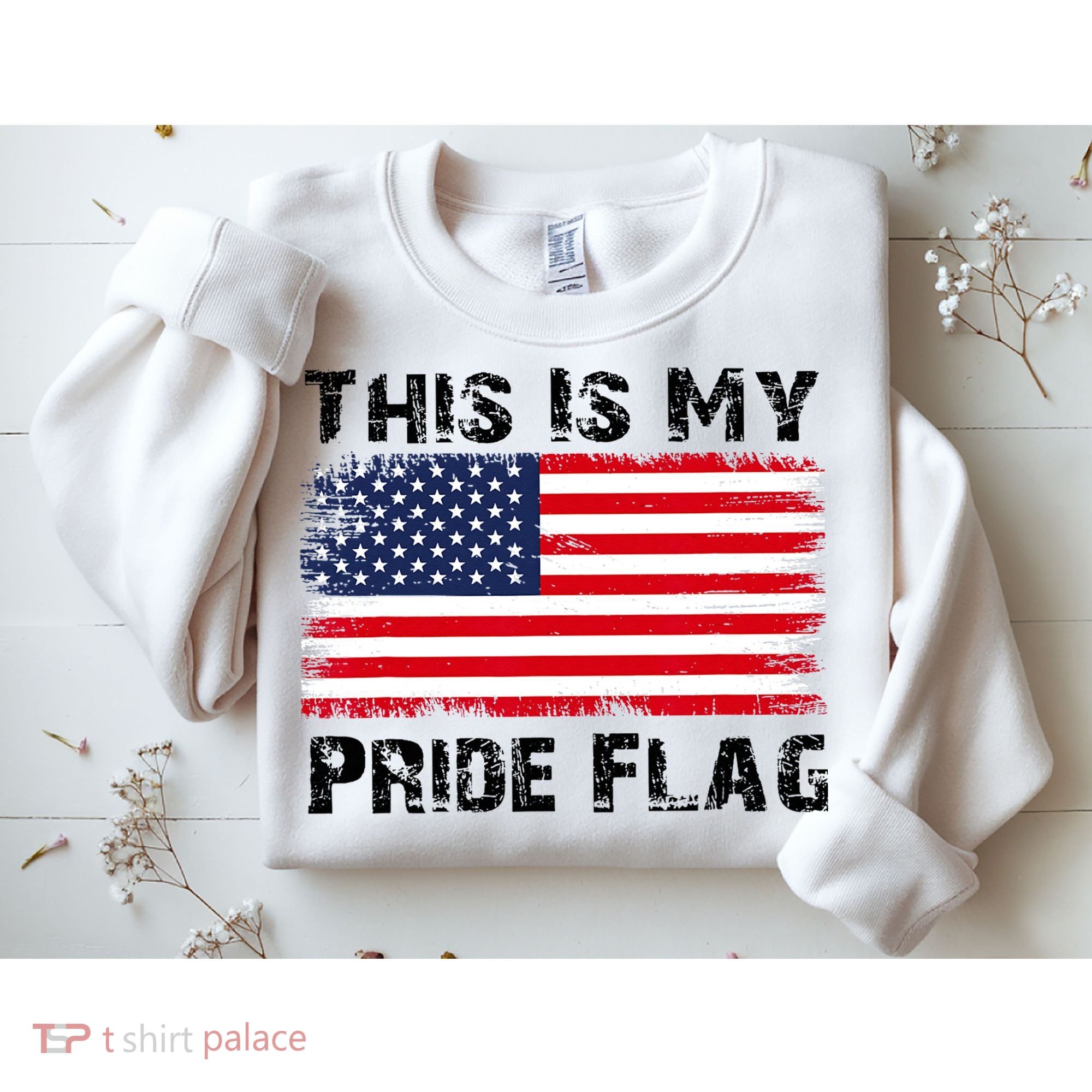 This Is My Pride Flag USA Patriotic American Sweatshirt