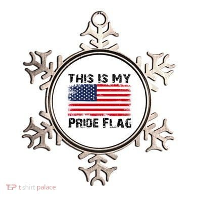 This Is My Pride Flag USA Patriotic American Ornament