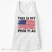 This Is My Pride Flag USA Patriotic American Women's Tank Top thumb 0