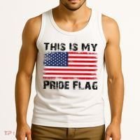 This Is My Pride Flag USA Patriotic American Tank Top thumb 3