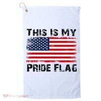 This Is My Pride Flag USA Patriotic American Golf Towel thumb 0